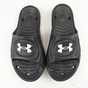 Under Armour Men's/Boys Locker IV Slides - Black